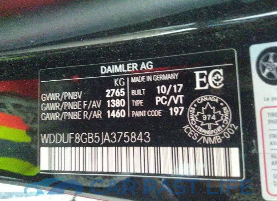 WDDUF8GB5JA375843# 9