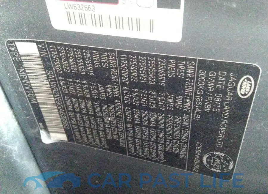 SALWR2VF9GA632663# 9