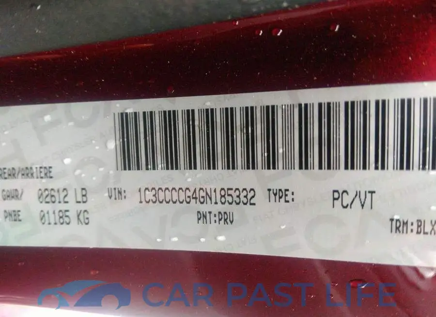 1C3CCCCG4GN185332# 9