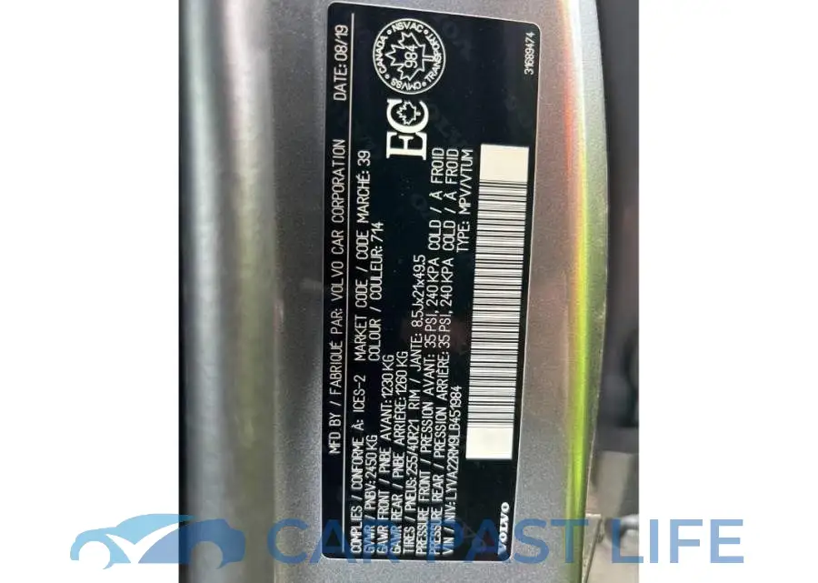 LYVA22RM9LB451984# 10