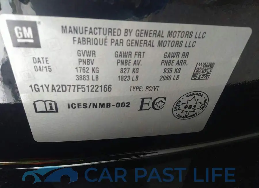1G1YA2D77F5122166# 9