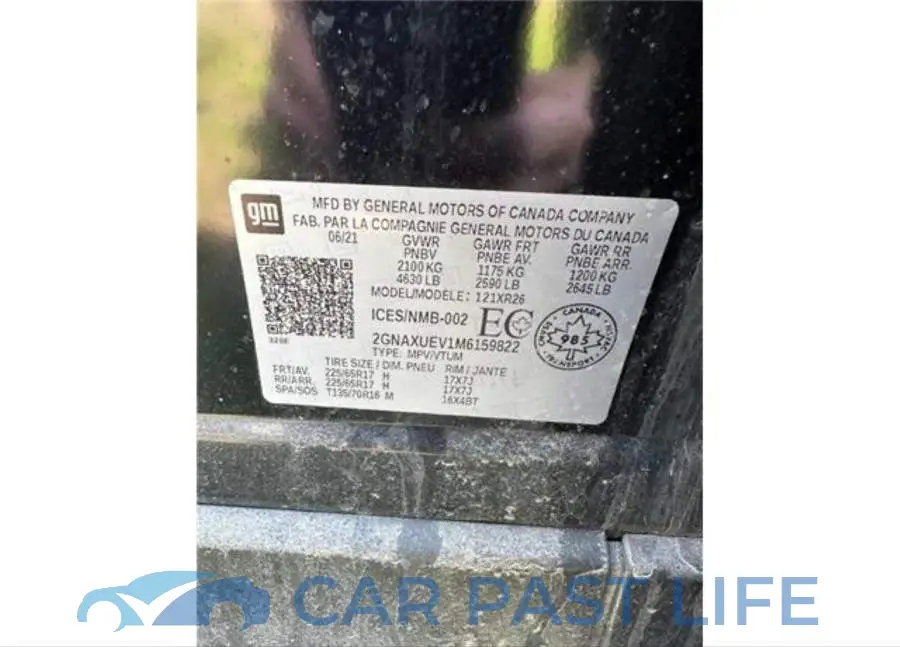 2GNAXUEV1M6159822# 9