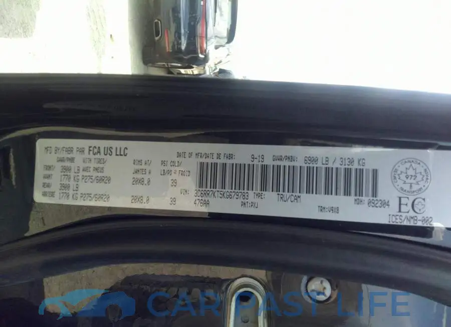 3C6RR7KT5KG679783# 9