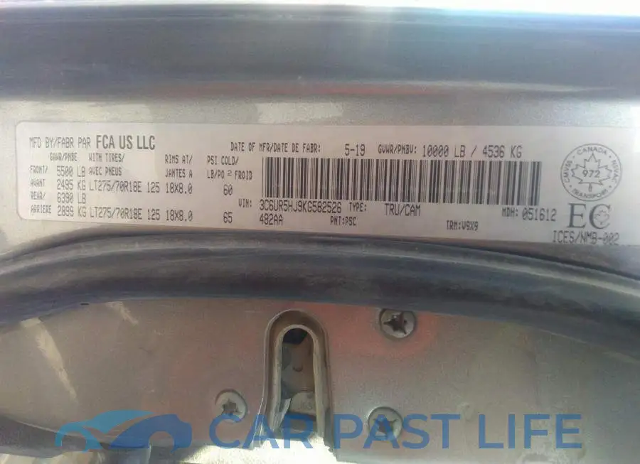 3C6UR5HJ9KG582526# 9