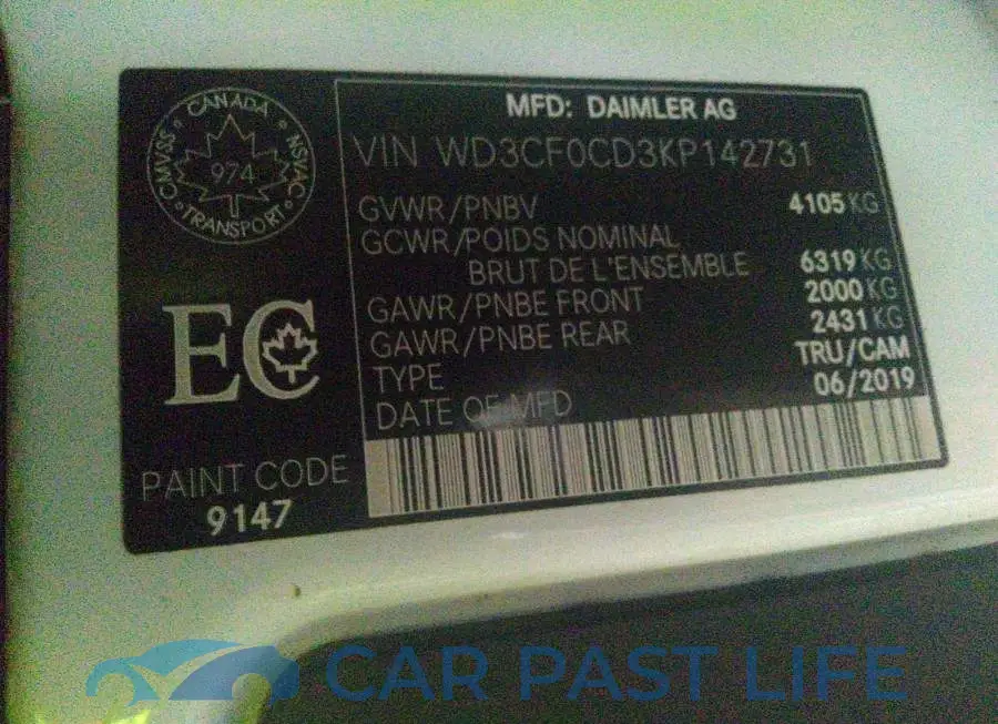 WD3CF0CD3KP142731# 9