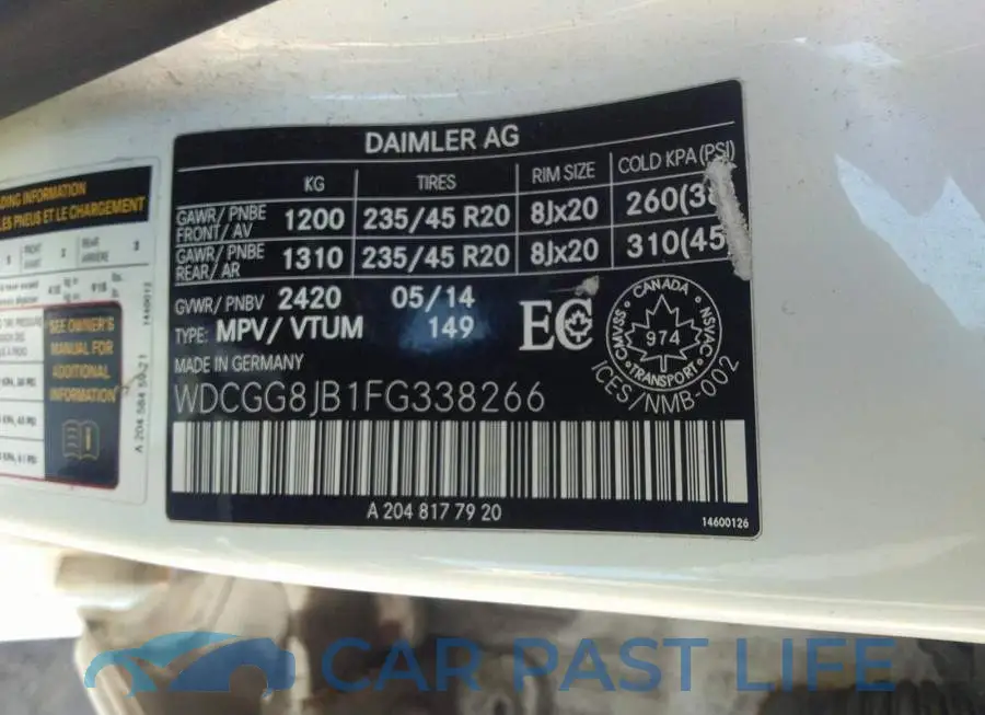WDCGG8JB1FG338266# 9