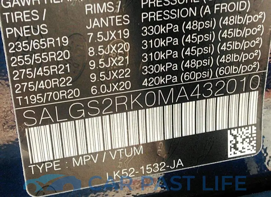 SALGS2RK0MA432010# 9