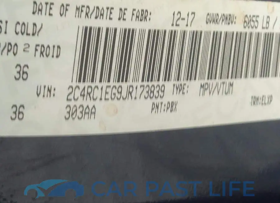 2C4RC1EG9JR173839# 9