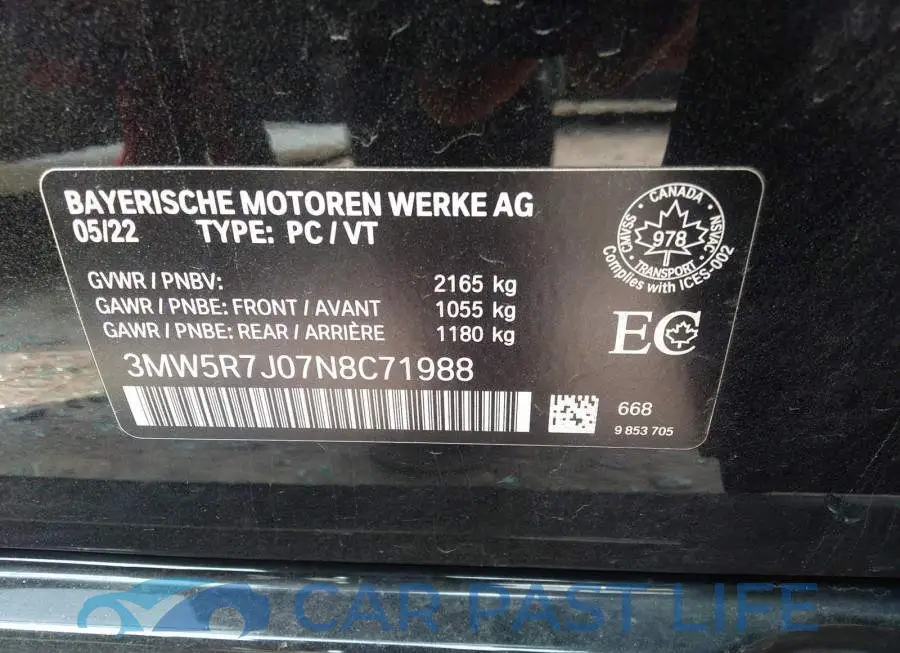 3MW5R7J07N8C71988# 9