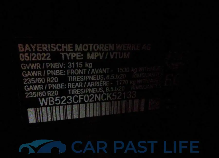 WB523CF02NCK52133# 9