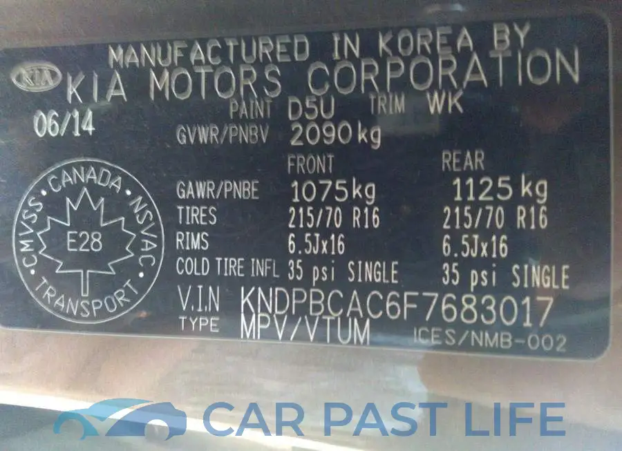 KNDPBCAC6F7683017# 9