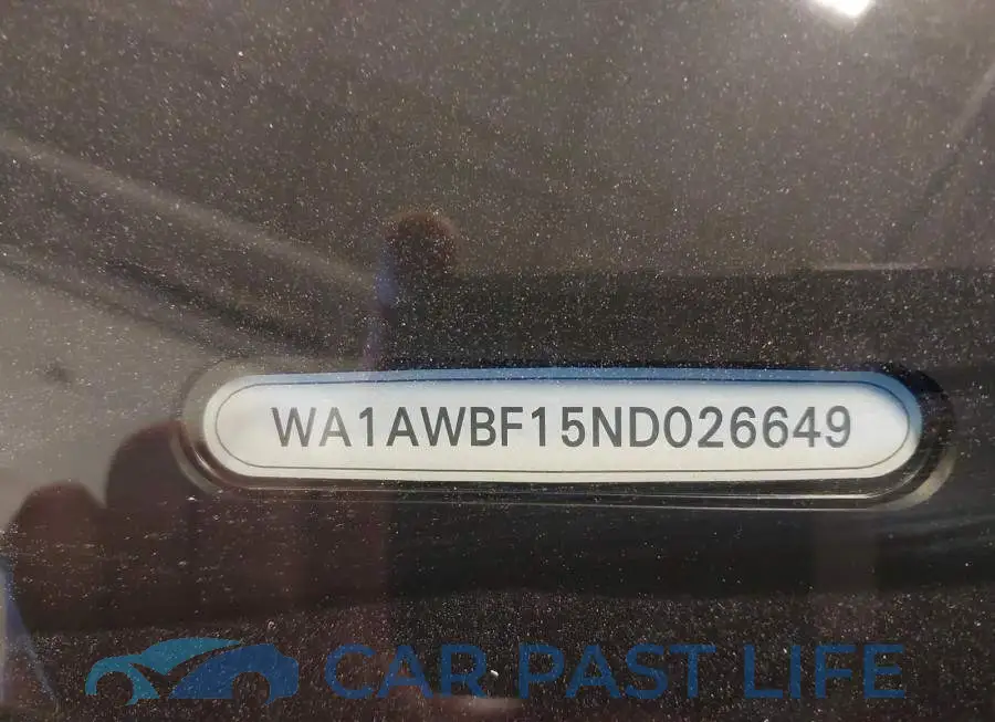 WA1AWBF15ND026649# 9