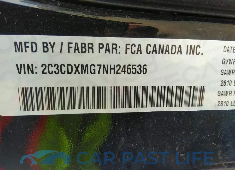 2C3CDXMG7NH246536# 9