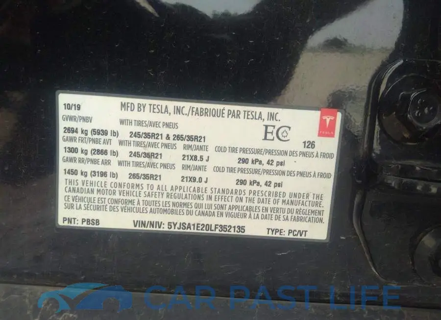 5YJSA1E20LF352135# 9