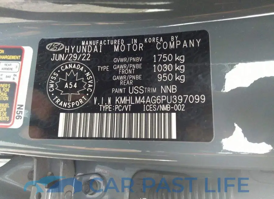 KMHLM4AG6PU397099# 9