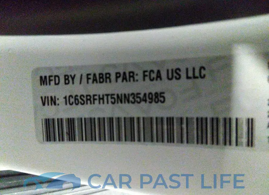 1C6SRFHT5NN354985# 9