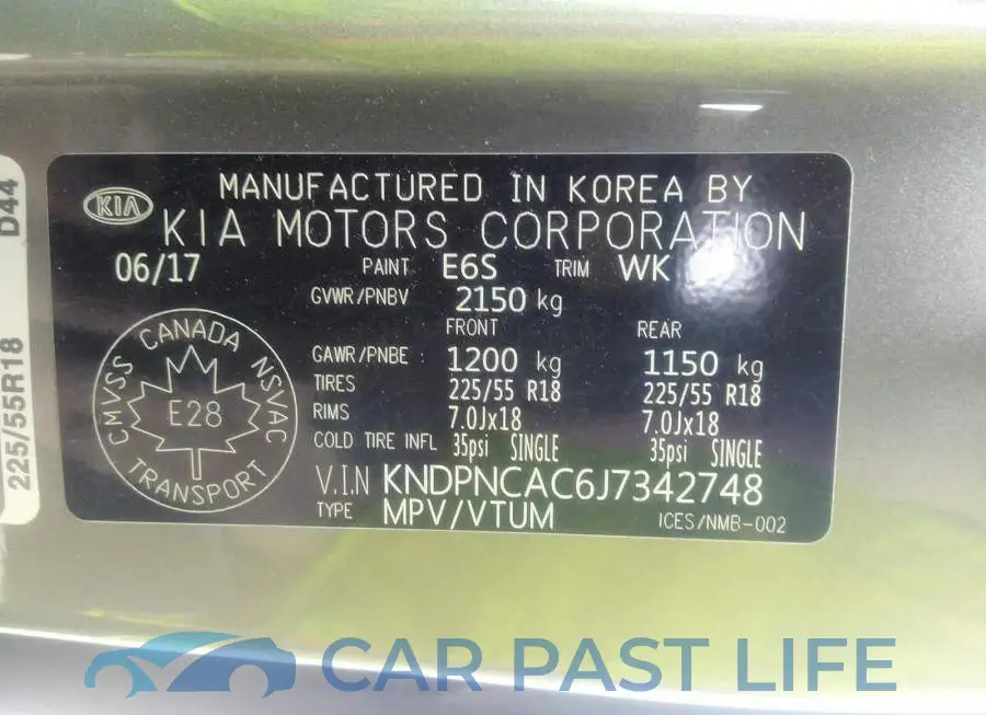 KNDPNCAC6J7342748# 9