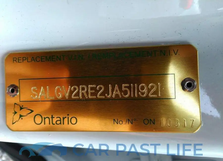 SALGV2RE2JA511921# 9