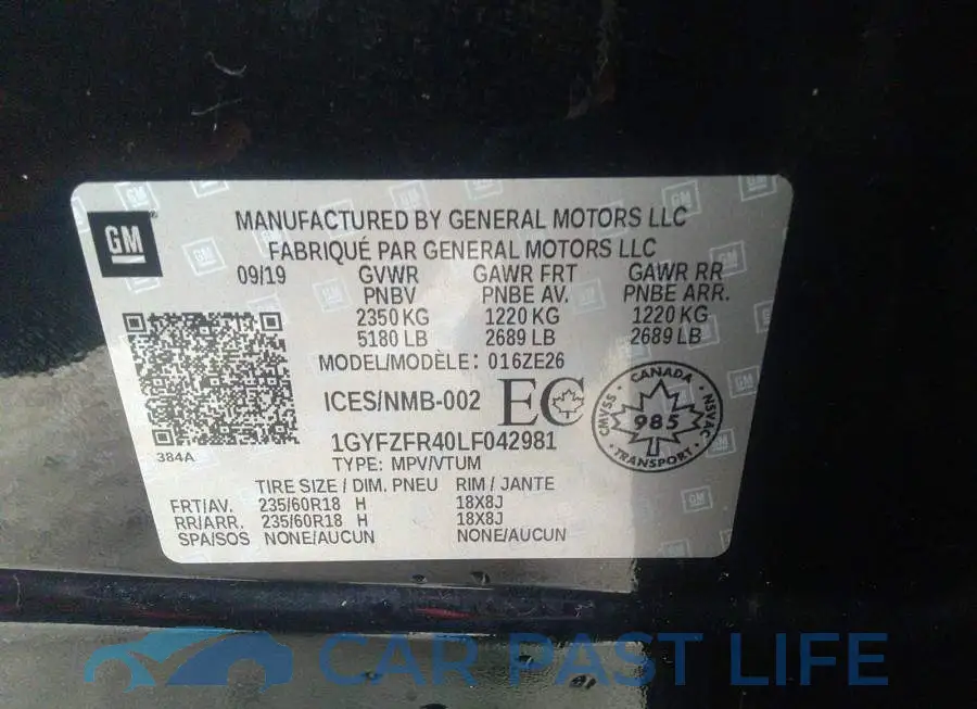 1GYFZFR40LF042981# 9