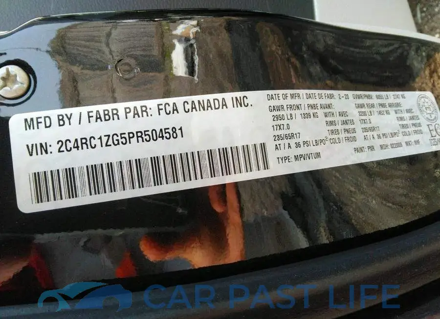 2C4RC1ZG5PR504581# 9