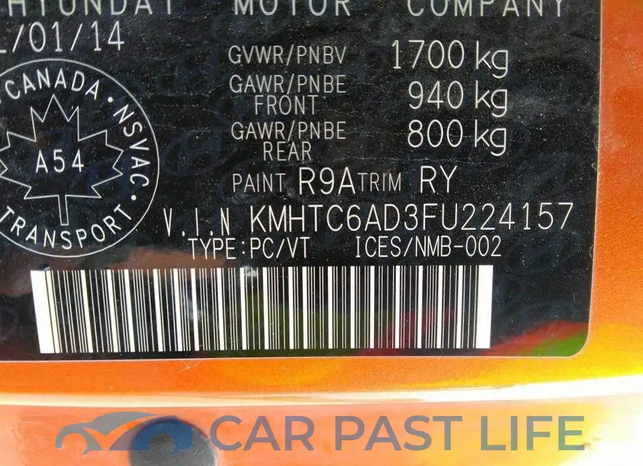 KMHTC6AD3FU224157# 9