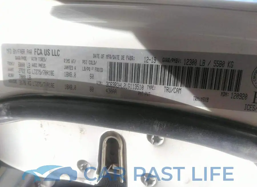 3C63R3HL2LG113510# 9