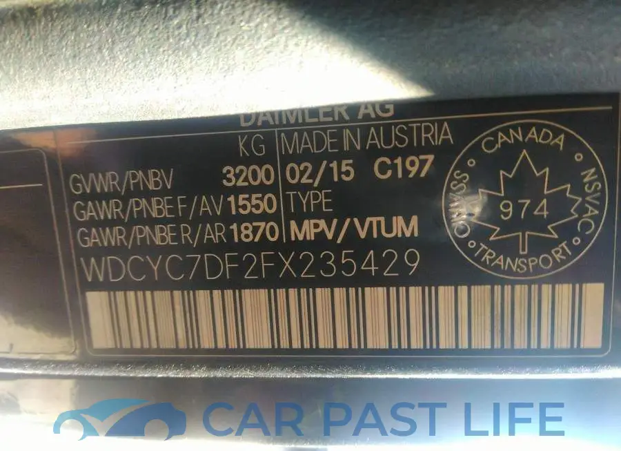 WDCYC7DF2FX235429# 9