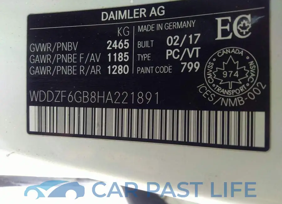 WDDZF6GB8HA221891# 9