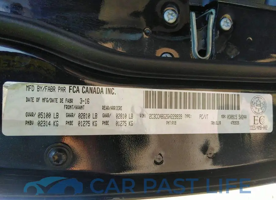 2C3CCABG2GH229939# 9