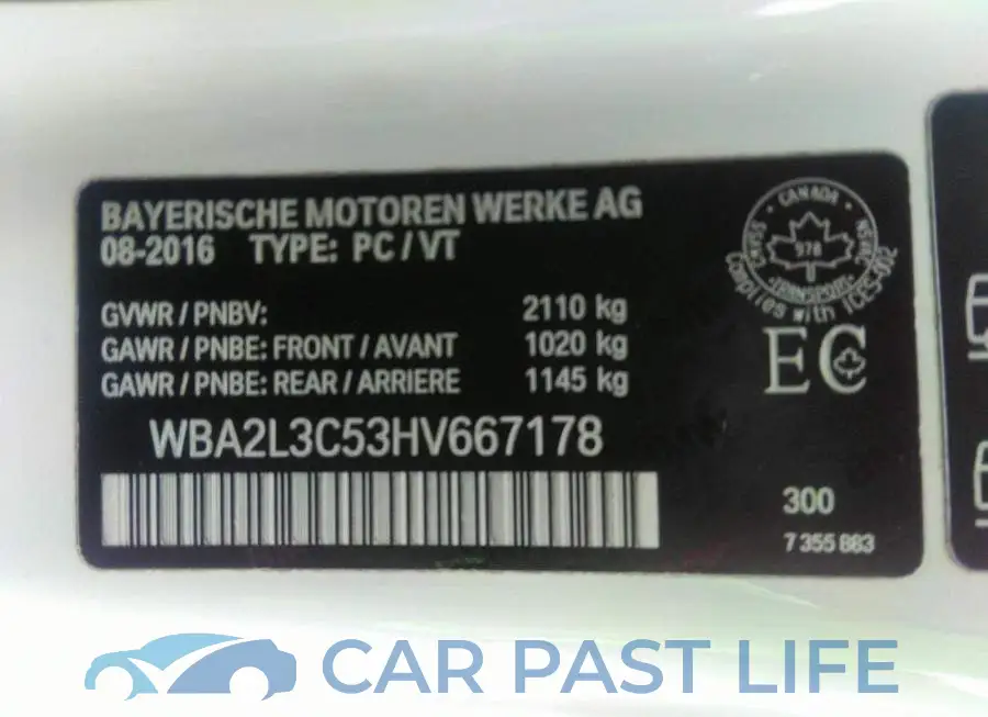 WBA2L3C53HV667178# 9