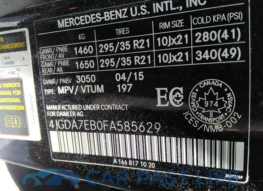 4JGDA7EB0FA585629# 9
