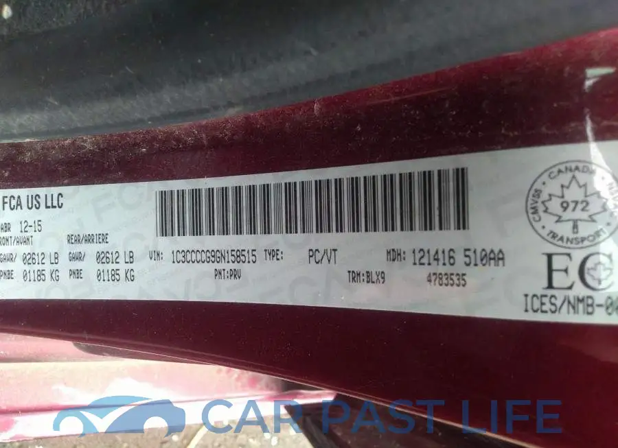 1C3CCCCG9GN158515# 9