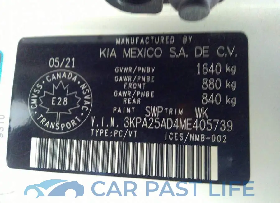 3KPA25AD4ME405739# 9
