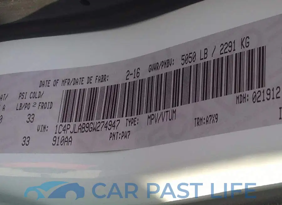 1C4PJLAB9GW274947# 9