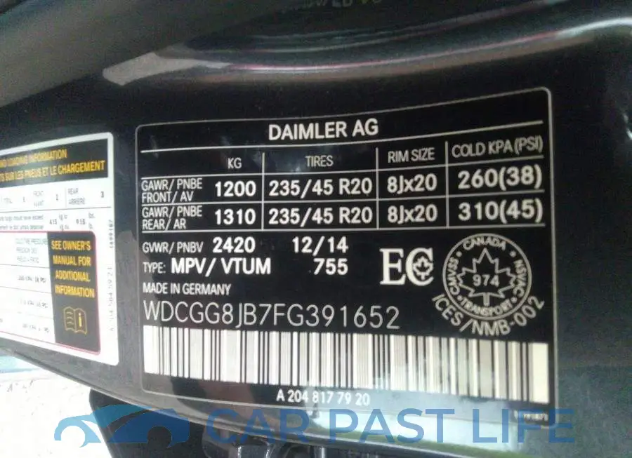WDCGG8JB7FG391652# 9