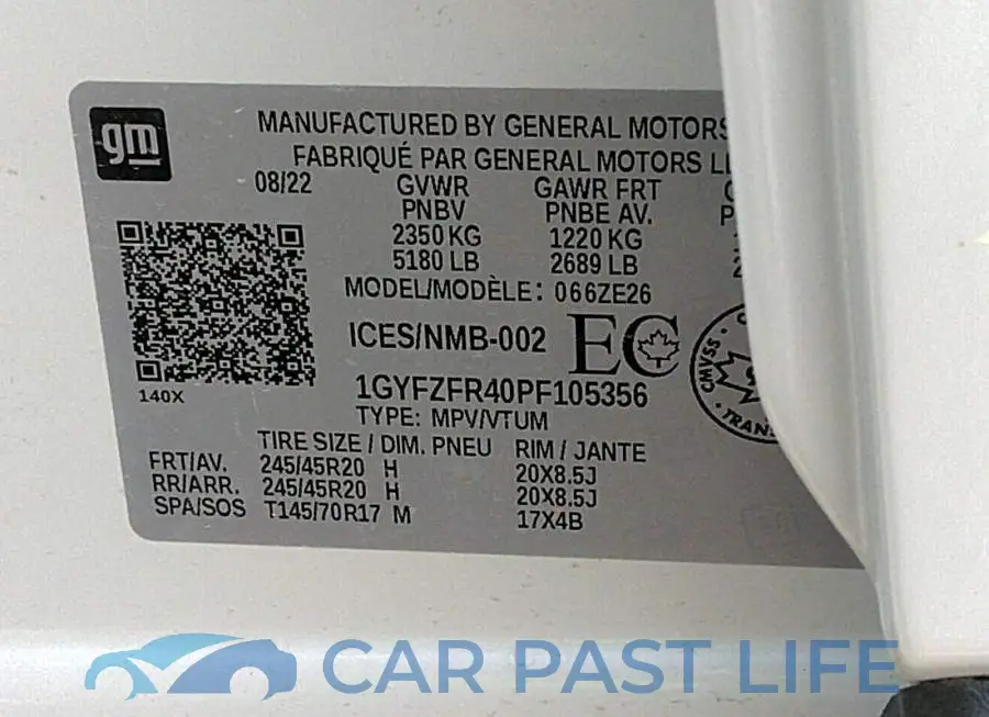 1GYFZFR40PF105356# 9