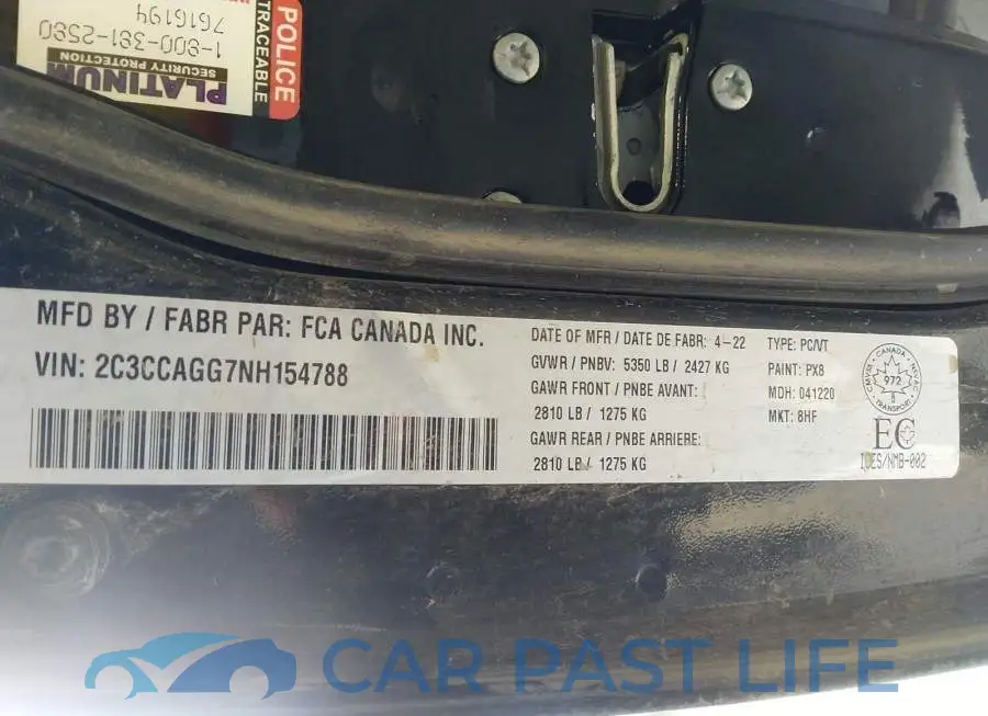 2C3CCAGG7NH154788# 9
