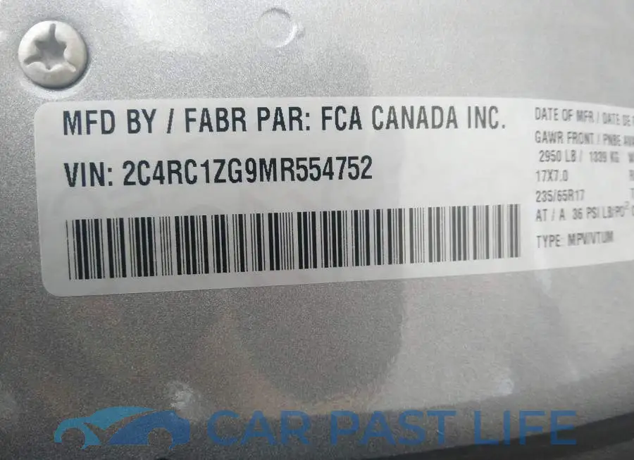 2C4RC1ZG9MR554752# 9