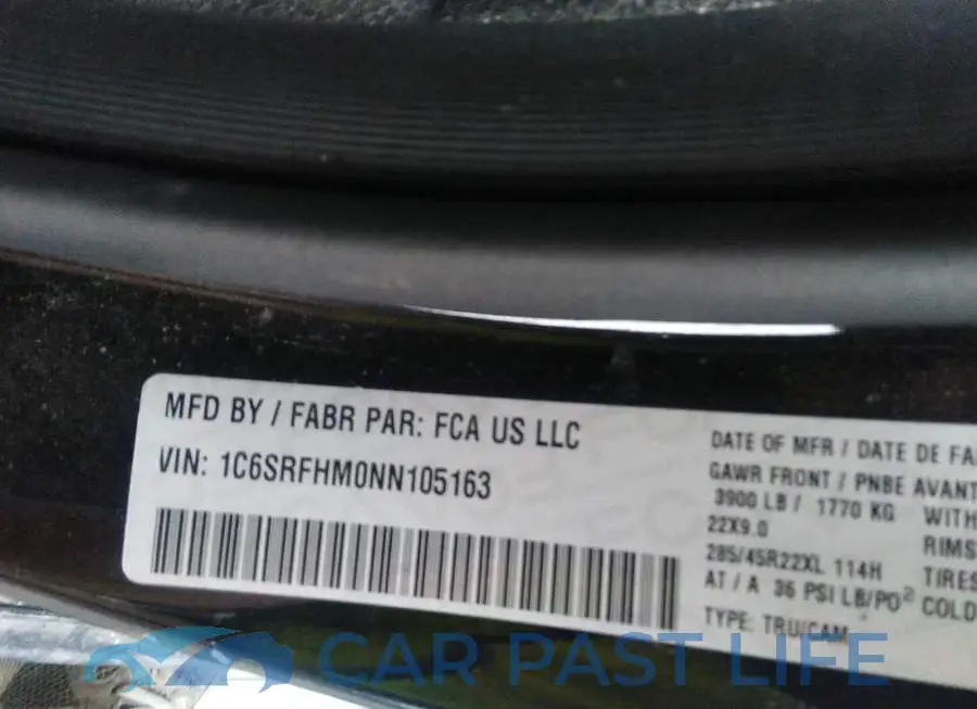 1C6SRFHM0NN105163# 9