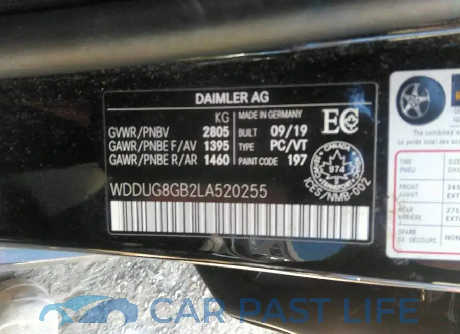 WDDUG8GB2LA520255# 9