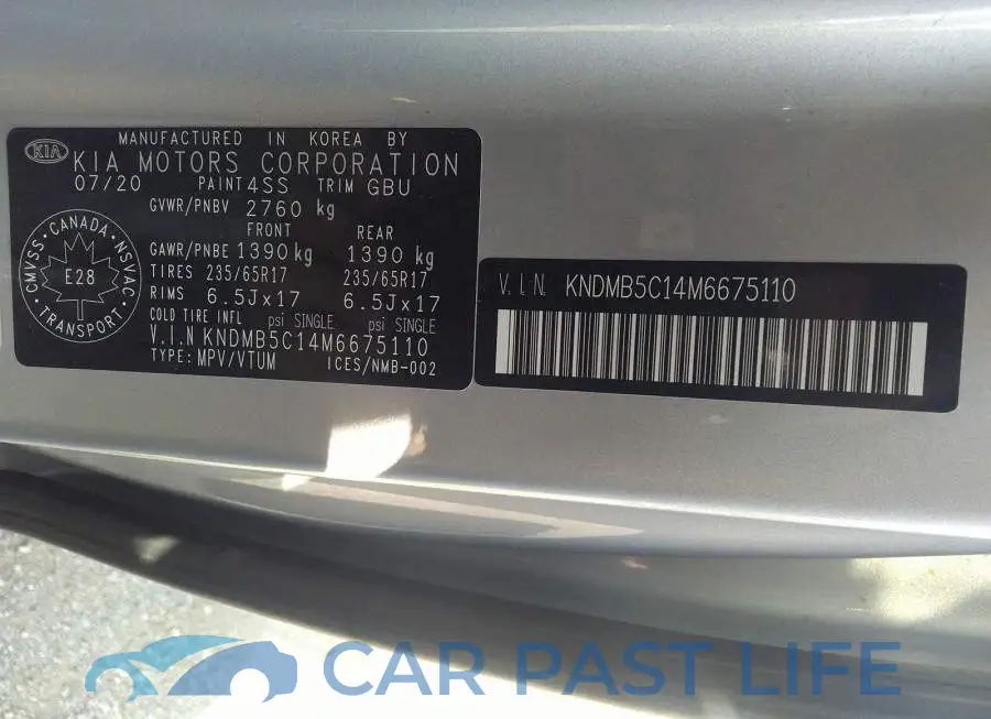 KNDMB5C14M6675110# 9