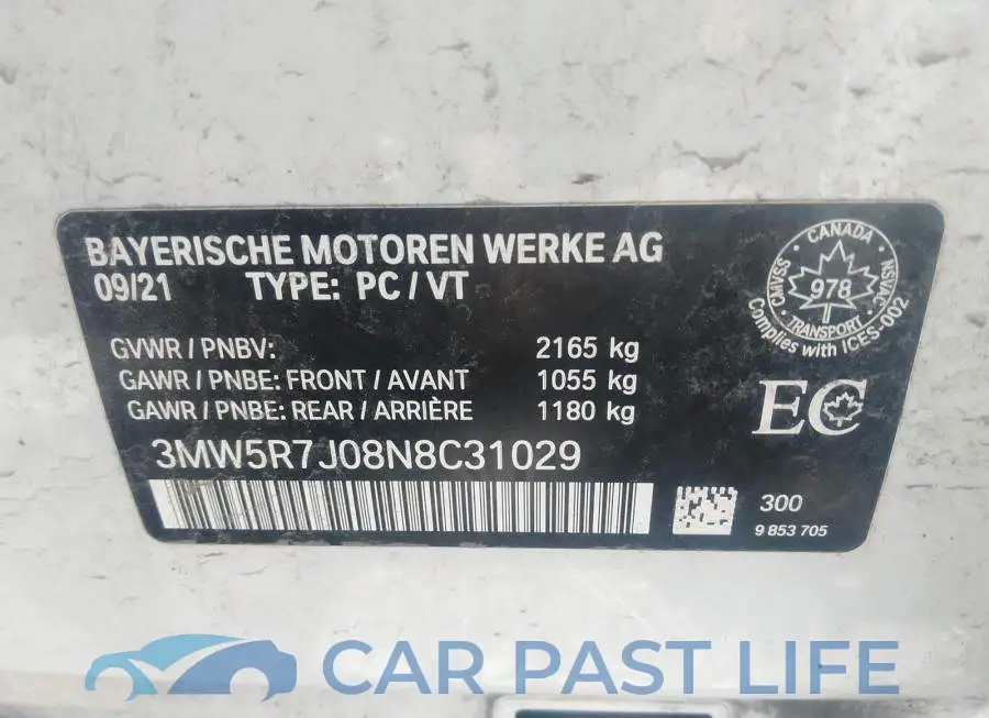 3MW5R7J08N8C31029# 9