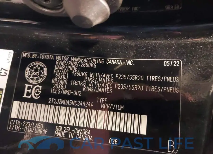 2T2JZMDA5NC348244# 9