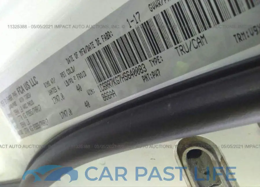 1C6RR7KG7HS640083# 9