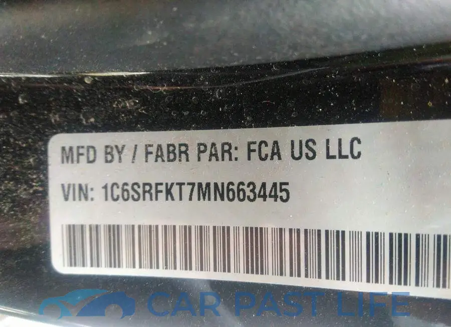 1C6SRFKT7MN663445# 9