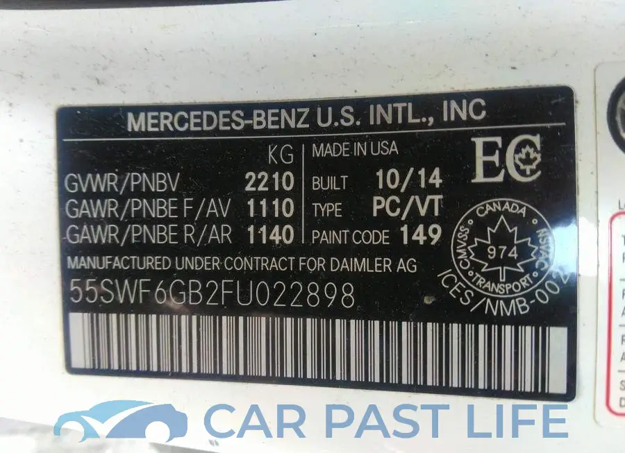 55SWF6GB2FU022898# 9