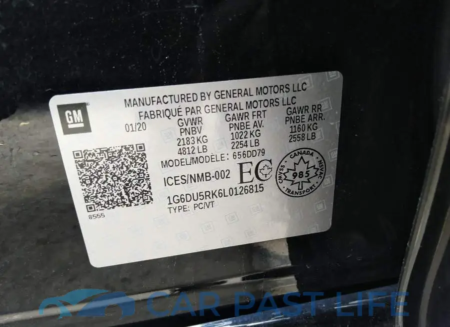 1G6DU5RK6L0126815# 9