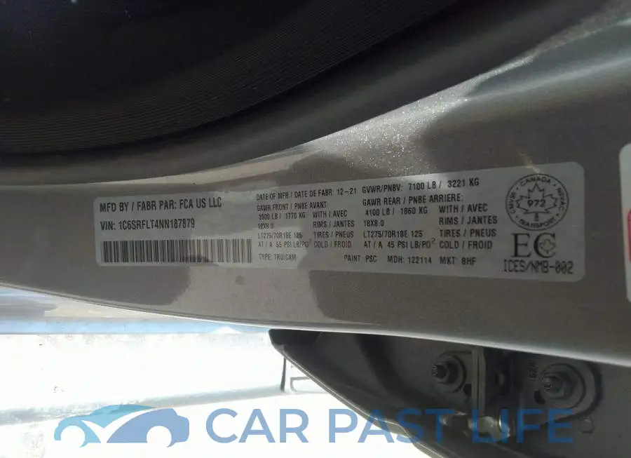 1C6SRFLT4NN187879# 9