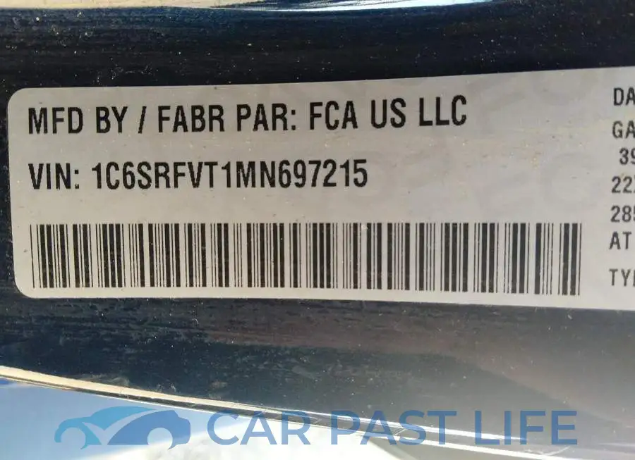 1C6SRFVT1MN697215# 9