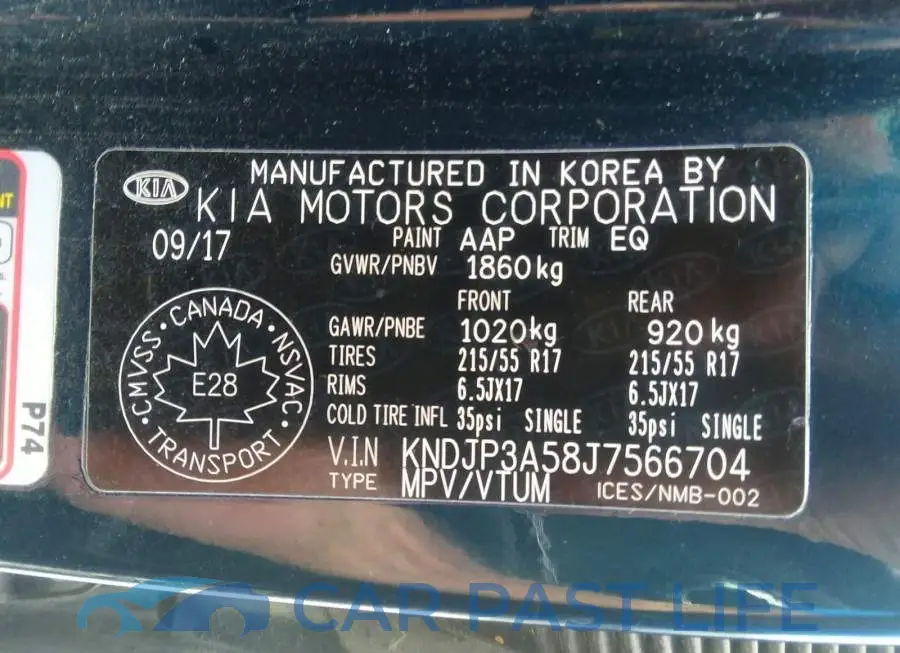 KNDJP3A58J7566704# 9